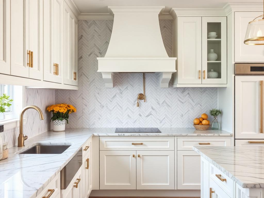 Herringbone Backsplash