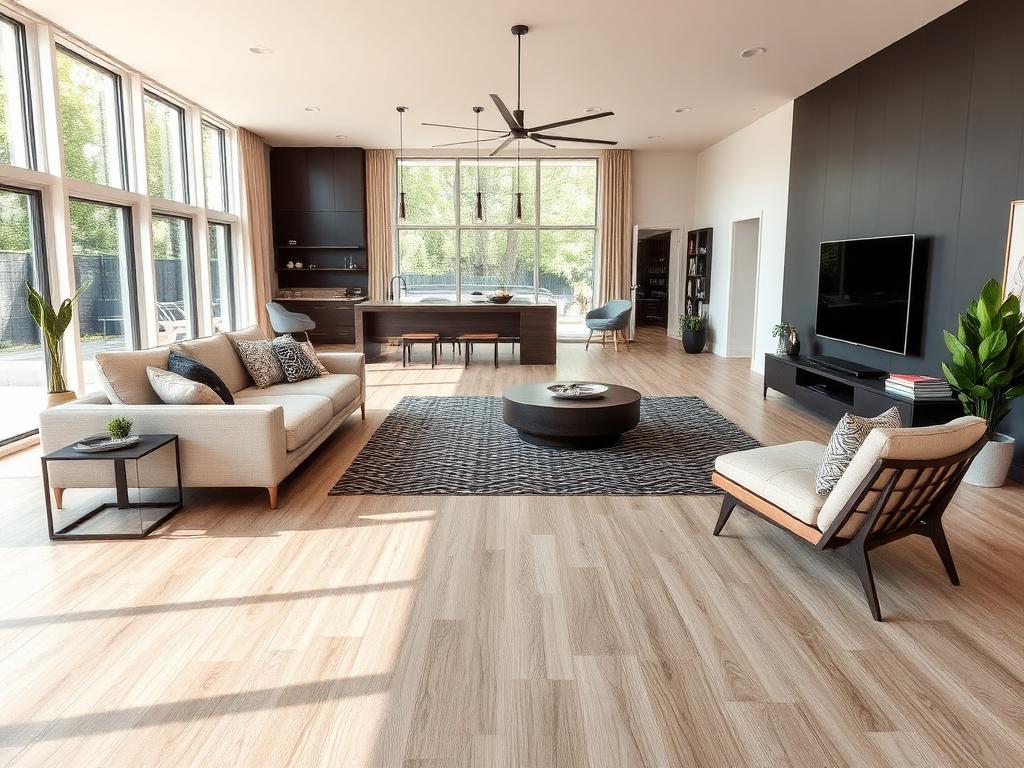 Open-Concept LVP Floor
